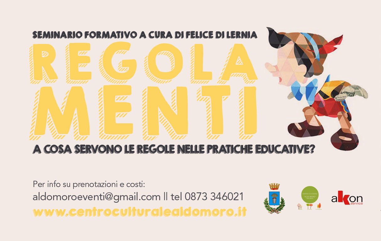 Le regole nelle pratiche educative. seminario a S.salvo (CH)