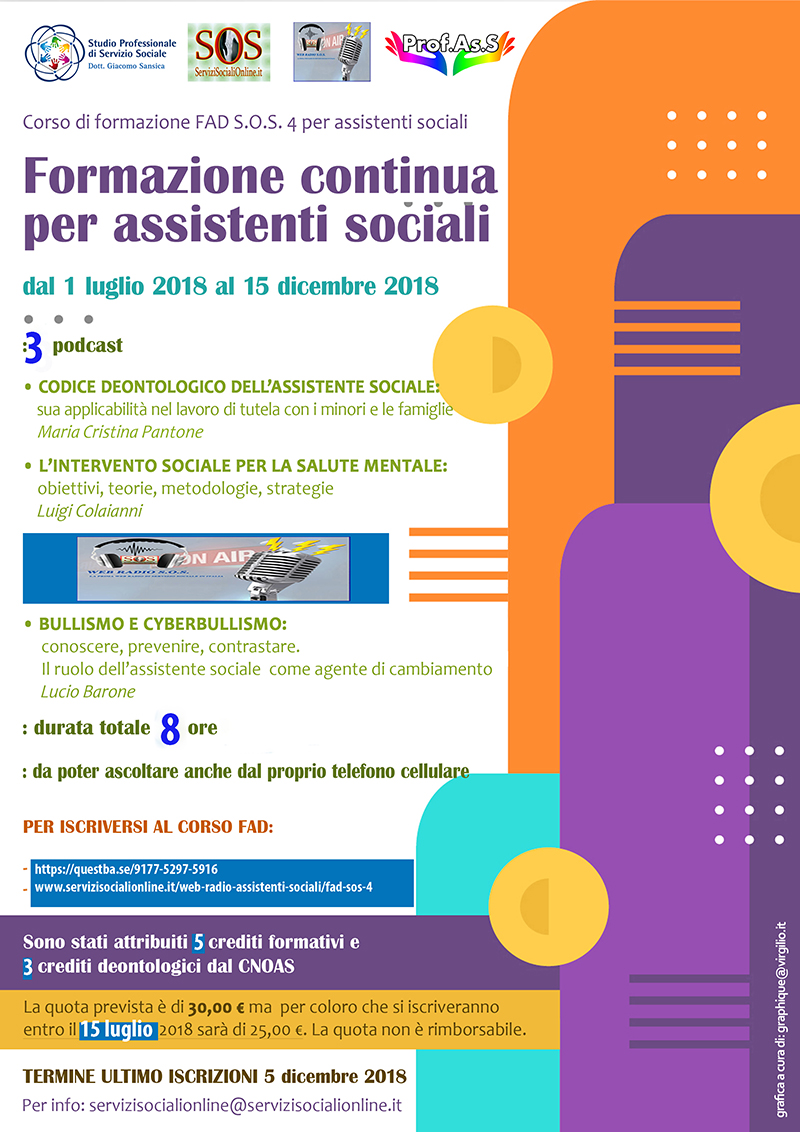 Formazione continua per Assistenti Sociali