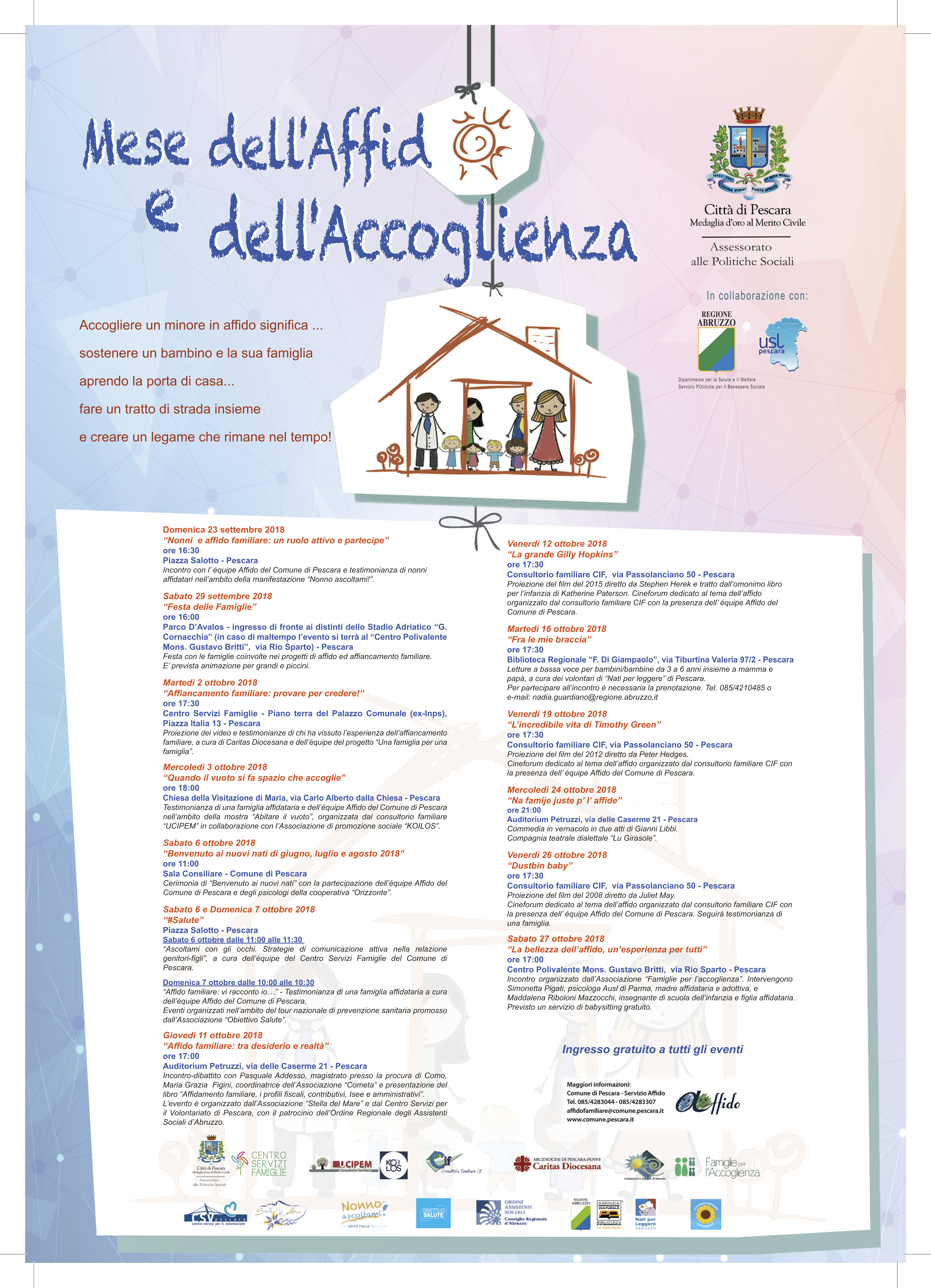 Mese dell'affido e dell'accoglienza 2018