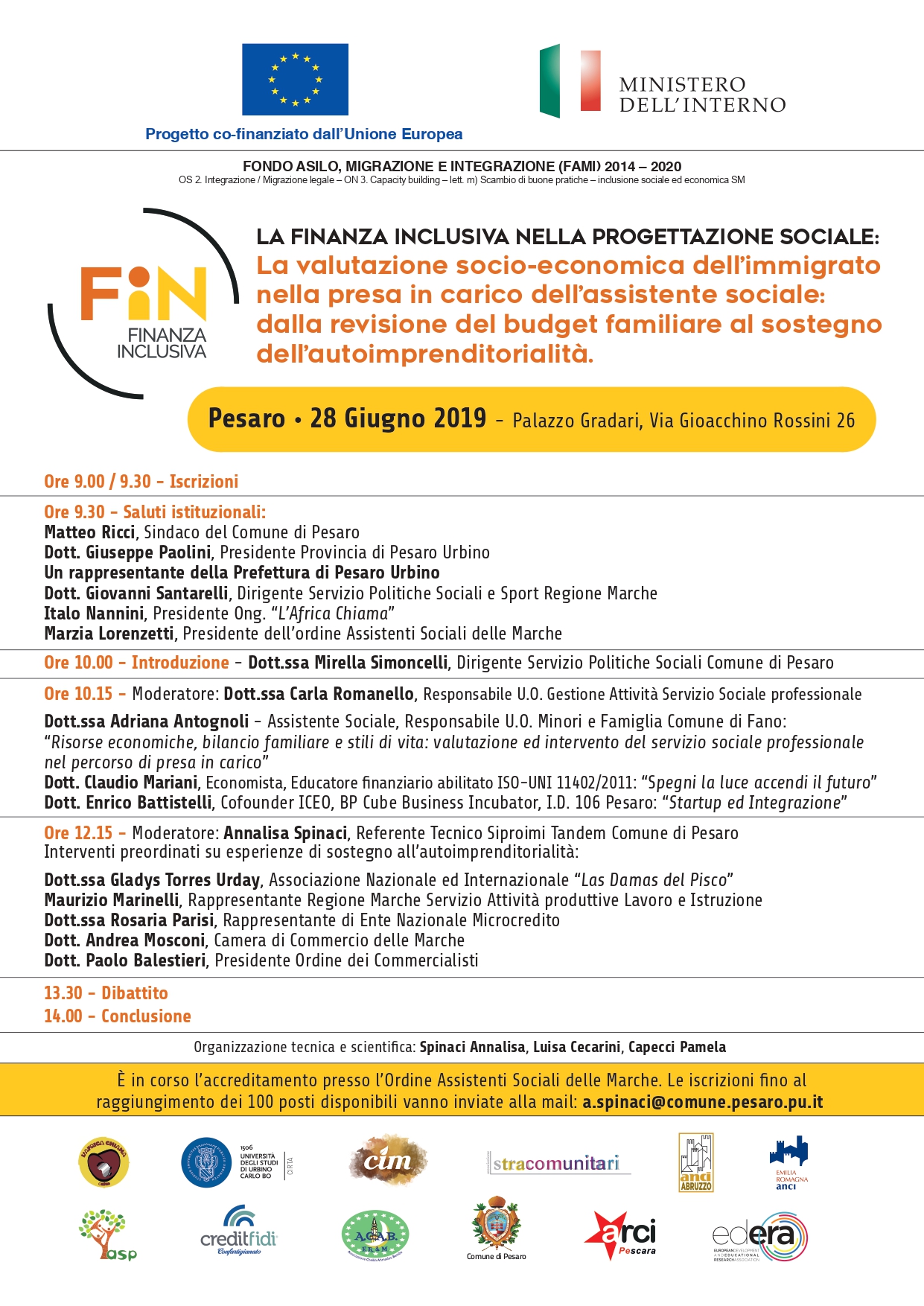 La finanza inclusiva nella progettazione sociale