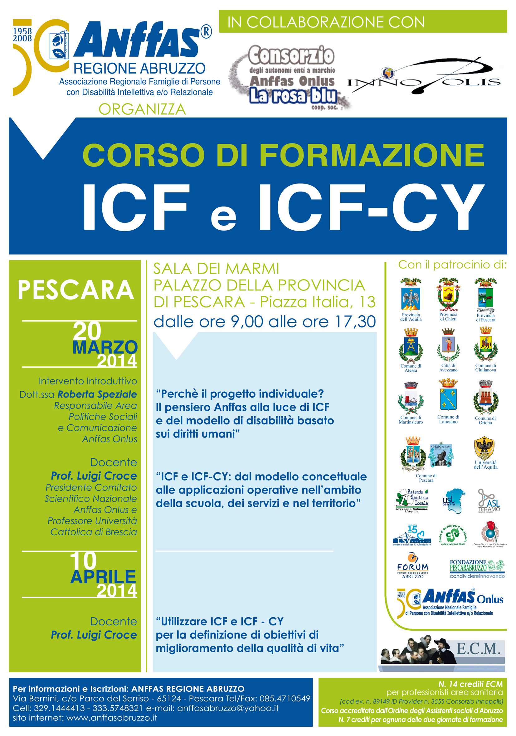 Corso di Formazione ICF e ICF-CY